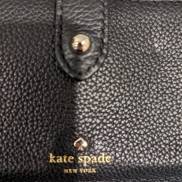 Kate Spade Larchmont Avenue Alegra Black crossbody clutch NWT - Picture 2 of 7